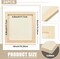 24 Pcs 6 x 6 Inch Pine Wood Panel Boards Unfinished Square Wood Painting